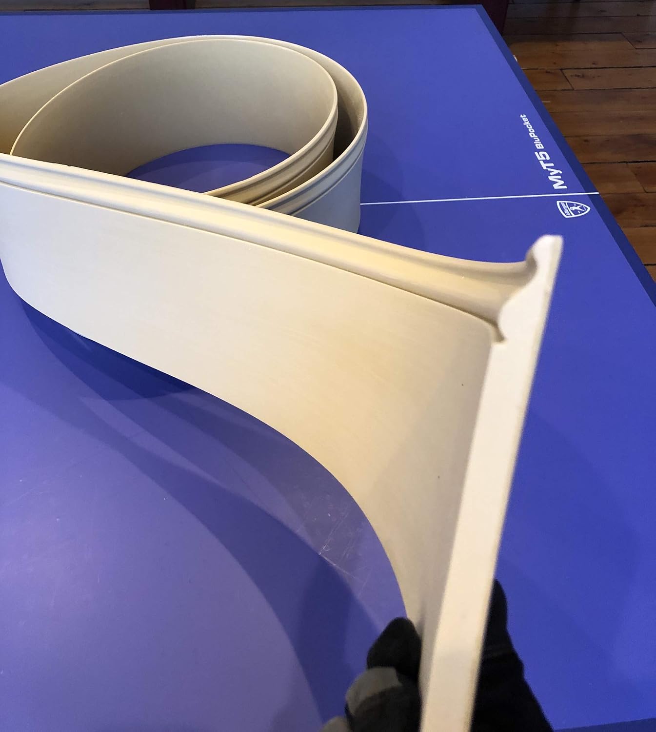 FlexTrim #810: 1/2" Thick x 7.25" Tall Flexible Base Molding (12' feet Long - EC810A) Made in The USA