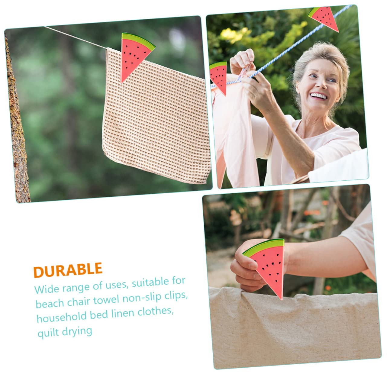 TOPBATHY 9pièces Clips De Serviette pour Plage Pinces Multifonctionnelles pour Chaises Longues Protection Anti-Vent pour Linge Et Vêtements