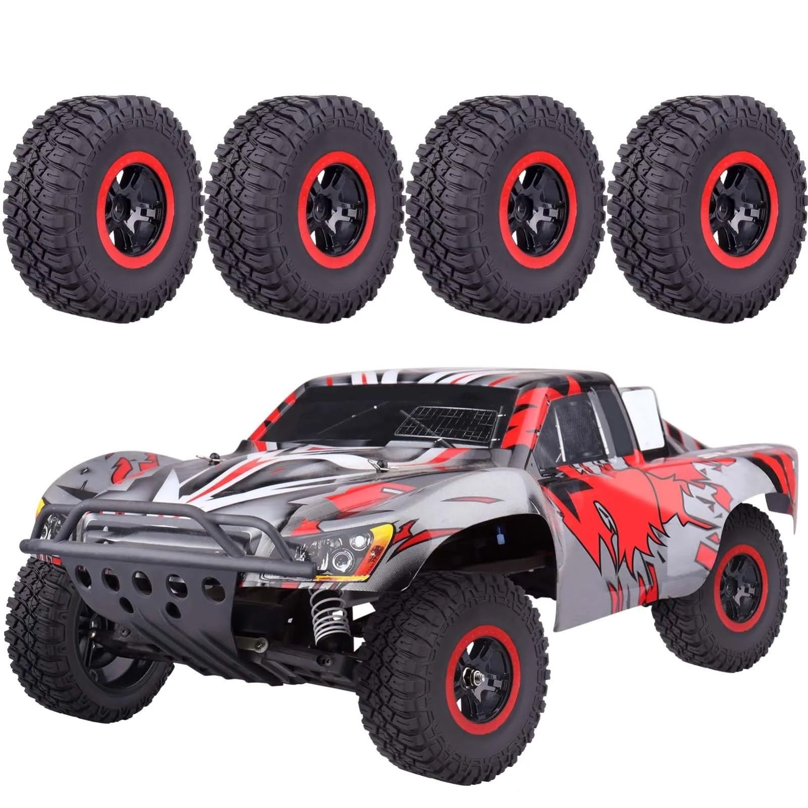 Ruota Pneumatici Per Traxxas Per Slash 4x4 2WD 1/10 Corsi Brevi