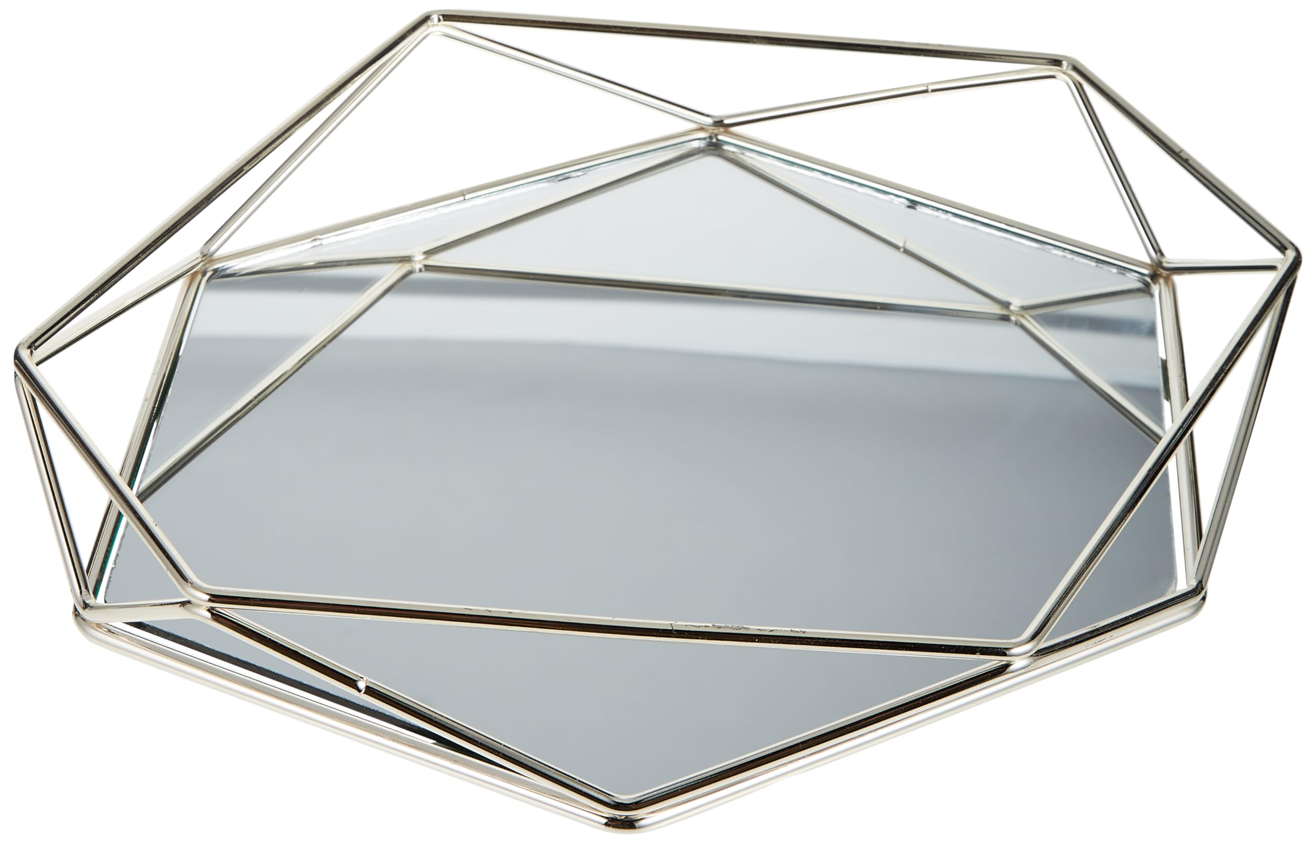 Prism Medium Tray Silver 34X30Cm