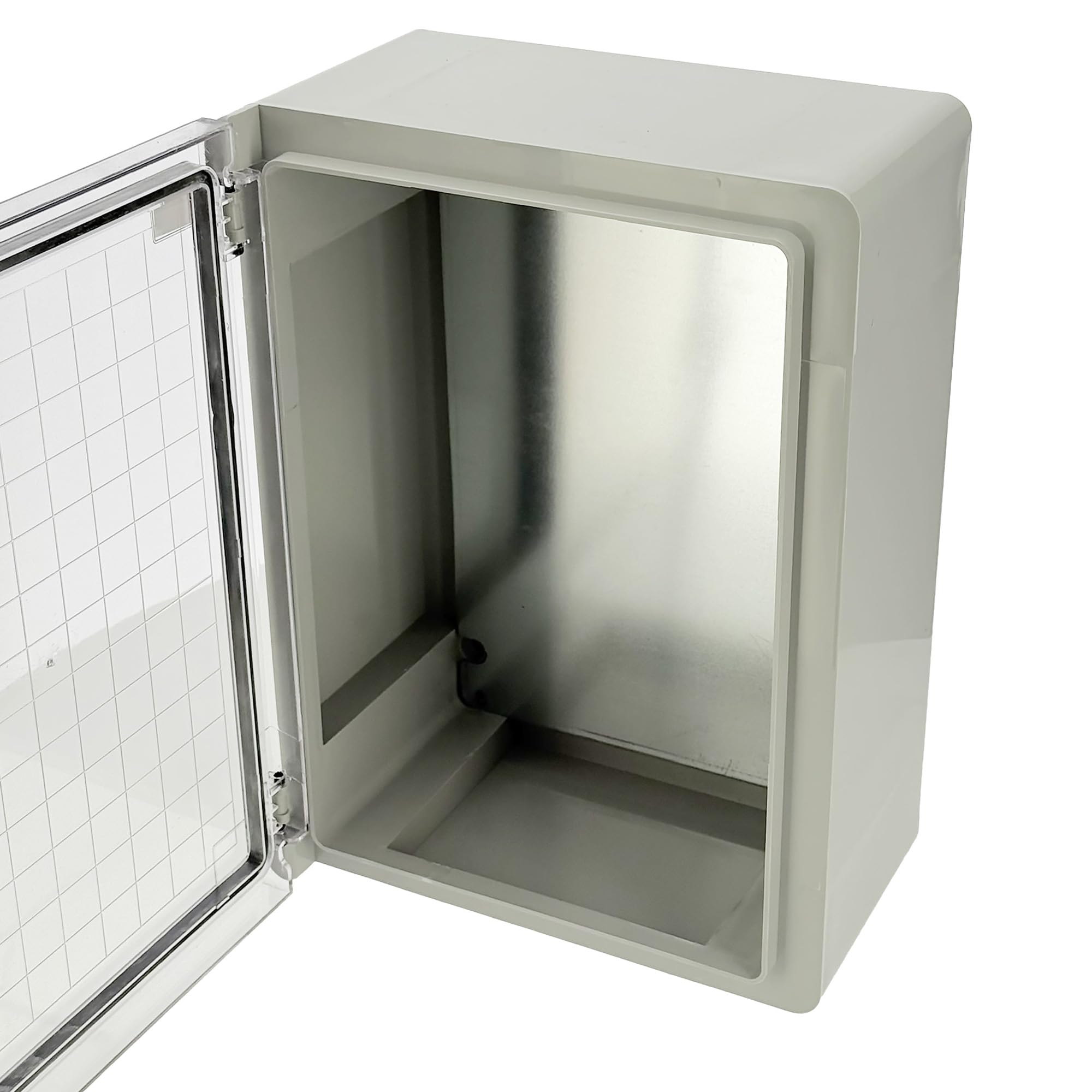 Quadro Elettrico da Parete 600x400x200 mm IP65 - Scatola di Distribuzione in ABS con Sportello Trasparente e Piastra Zincata - Armadietto per Impianti Elettrici da Esterno e Interno - Horoz Electric