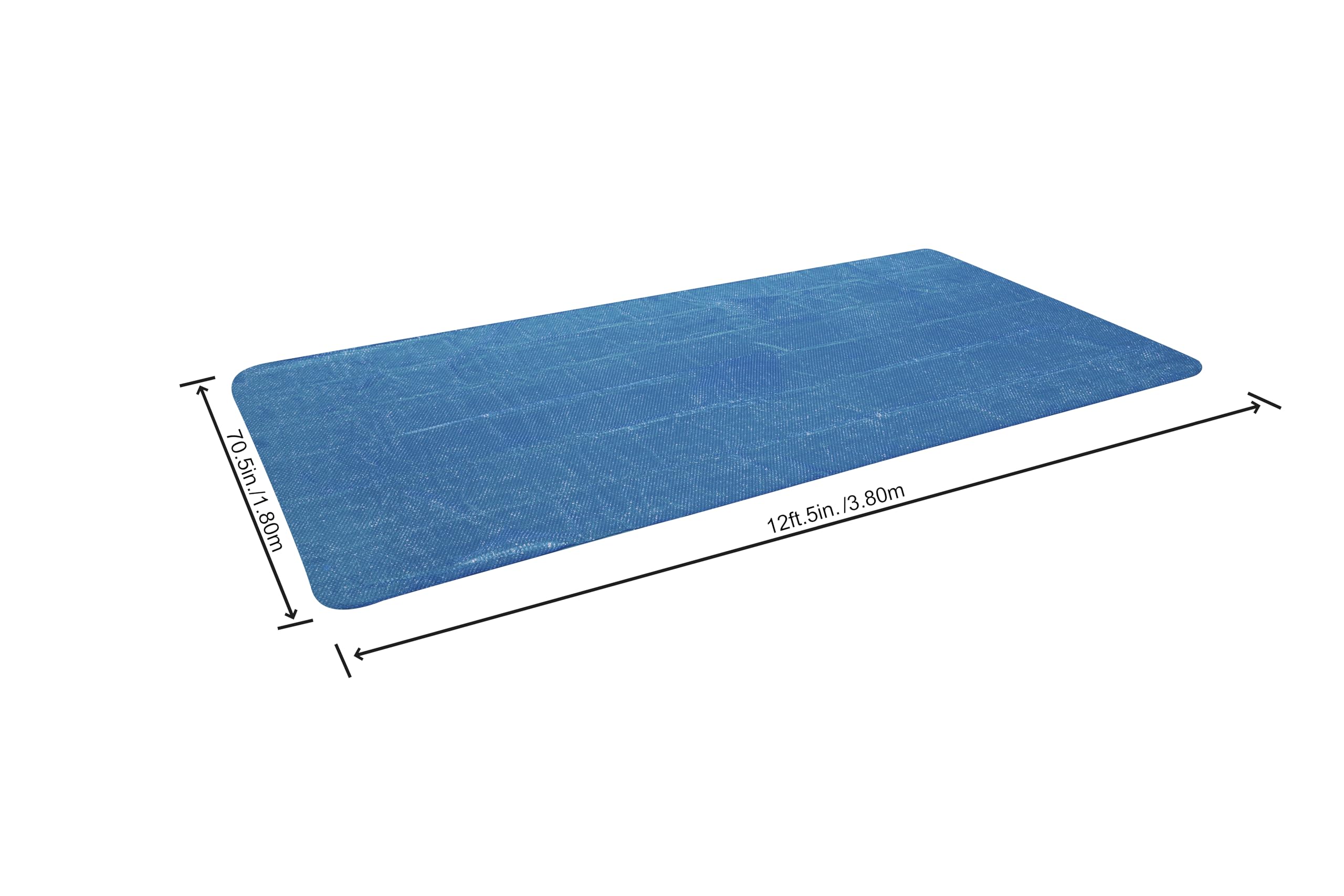 Bestway PE-Solarabdeckplane 380 x 180 cm, blau, eckig