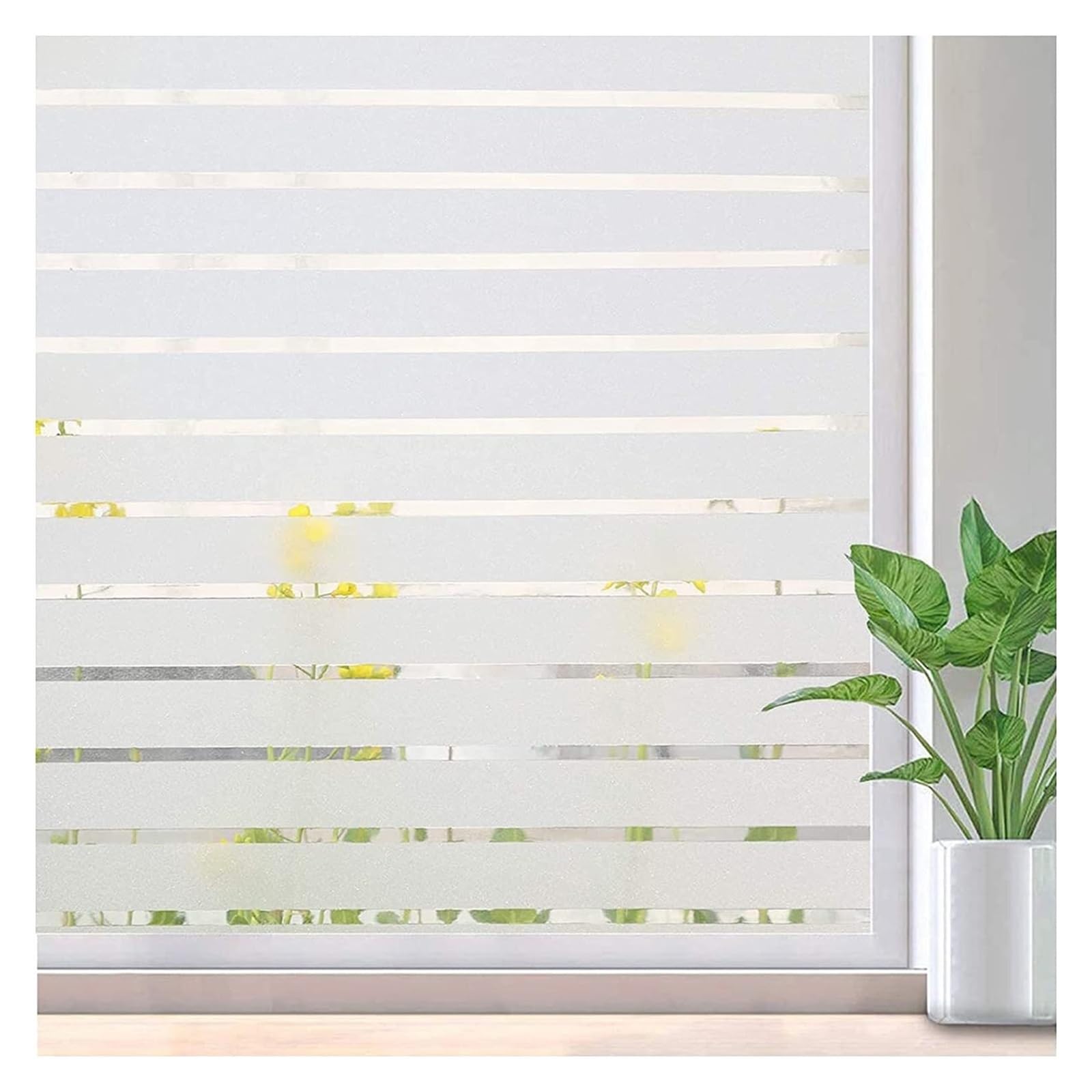 Gc3sj7wn6b One Color Privacy Film Window Privacy Film Frosted Glass Nonadhesive Bathroom Frosting Blinds Sticker For Home Office Covering Window Film(90X200cm)