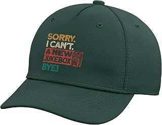 Sorry I Cant A New Jukebox Bye Jukebox Collector Music Adjustable Baseball Hat