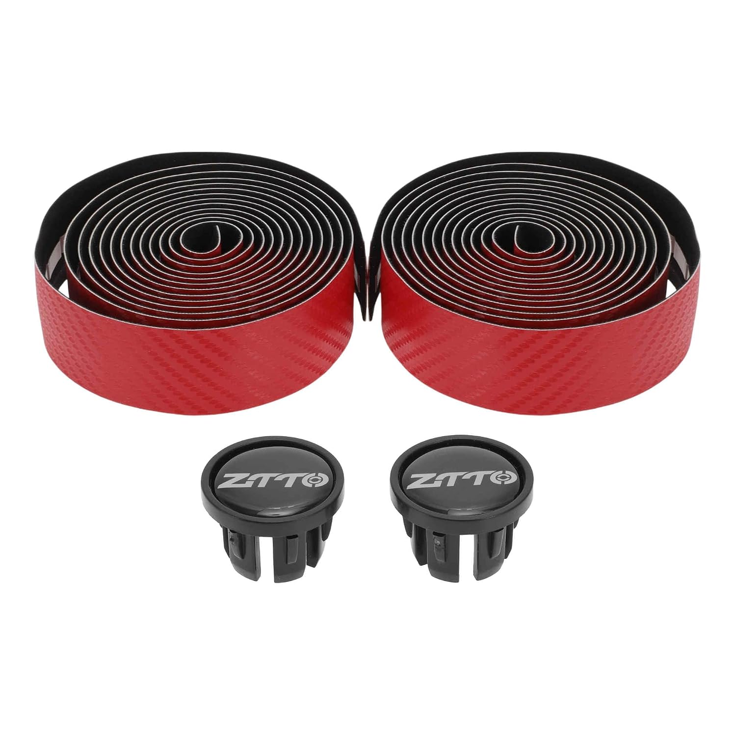 1 Pair Bicycle Handlebar Tapes Cork Bicycle Handlebar Tapes Bicycle Handlebar Tape Carbon Fibre Pattern Cycling Handlebar Wrap for Road Bike Mountain Bike 210 x 3 cm Thickness 3 mm