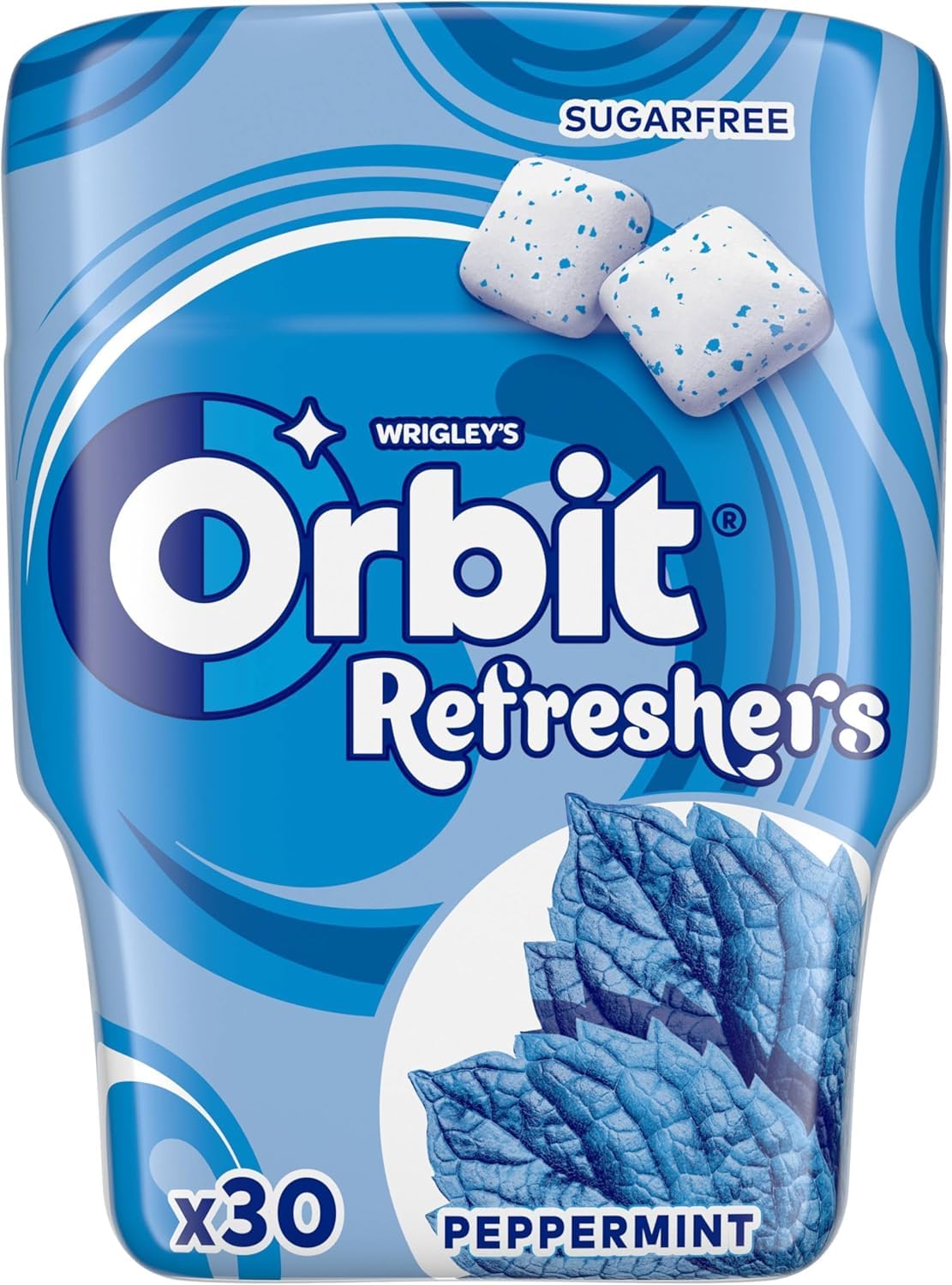 Orbit Refreshers Chicles Sin Azúcar Sabor Menta Frescura Inmediata 6x30
