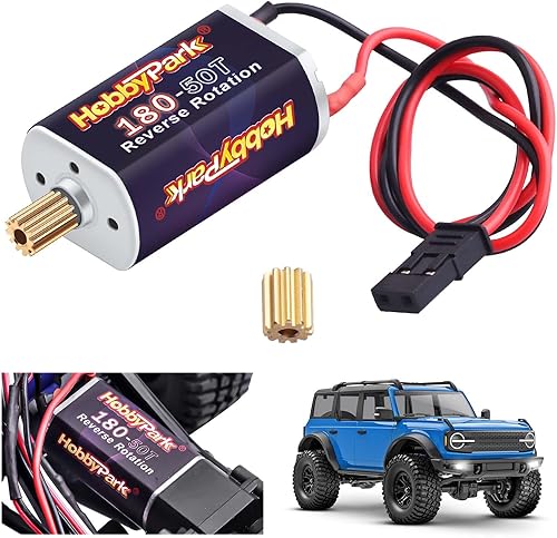 HobbyPark Motor cepillado de alto par 180 50T con engranaje de piñón 11T para Traxxas TRX4M actualizaciones 118 RC Crawler Car Aceessories