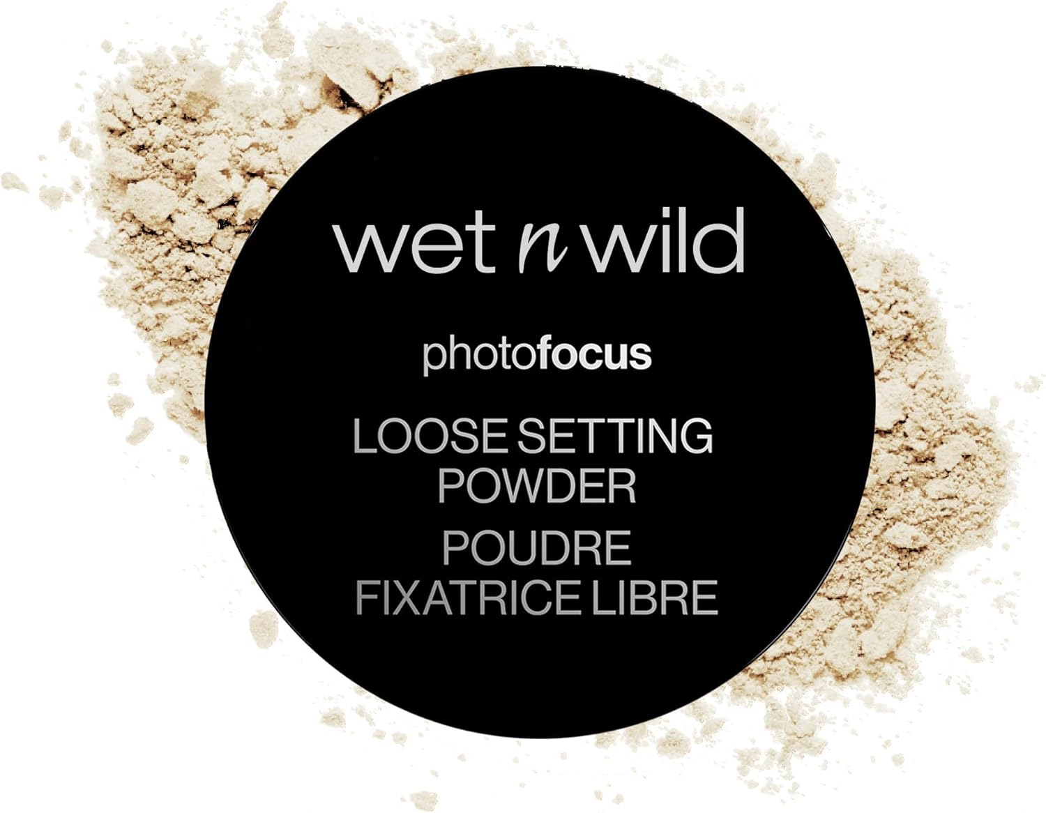 Wet n Wild Photo Focus Losse Fixeerpoeder, Zijdezachte Gewichtloze Fixeerpoeder om te Fixeren, Matteren, Olie Absorberen en Bakken, Zachte-Focus Effect, Translucent, 20g