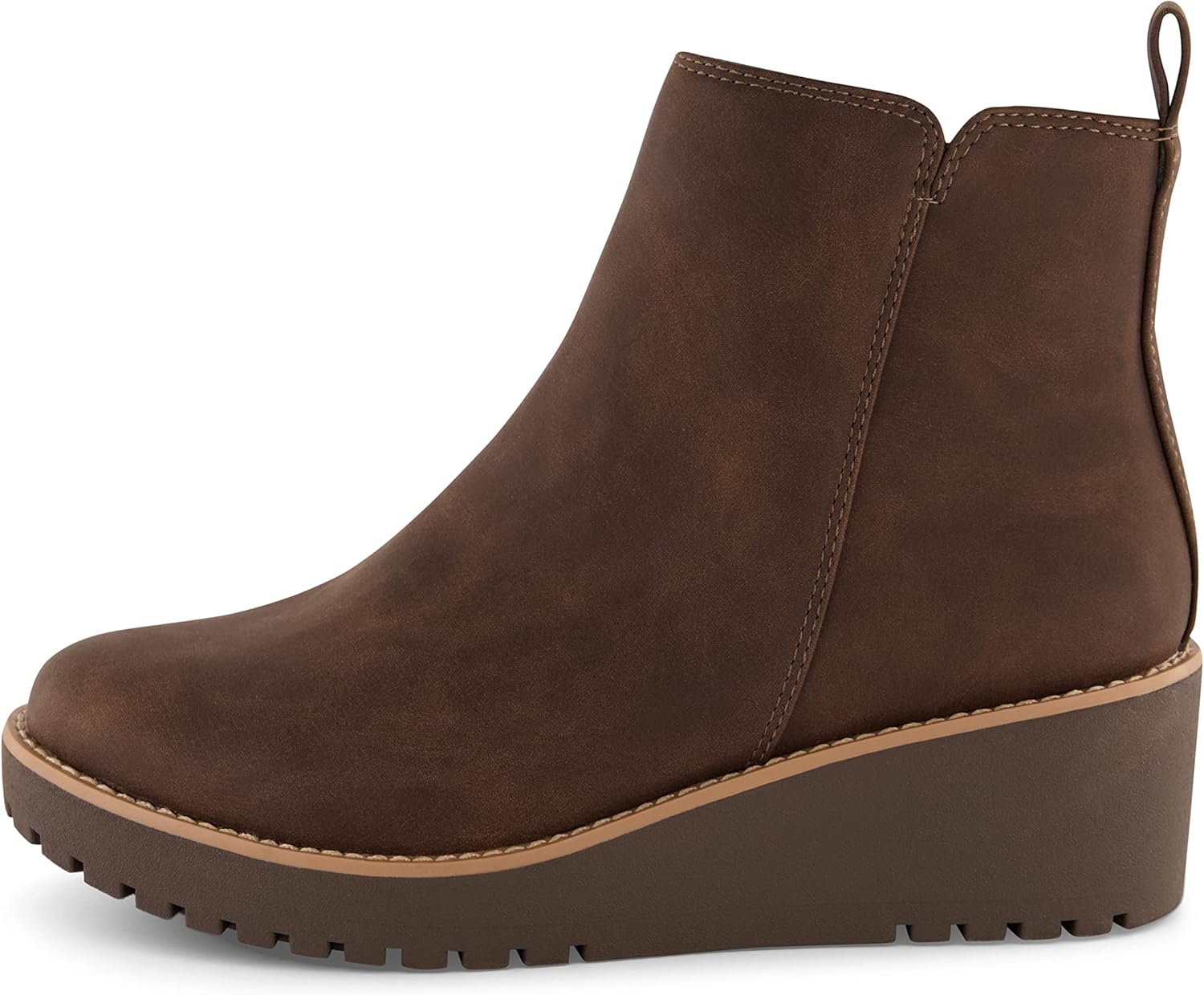 Miniatura 2 de CUSHIONAIRE Botas de cuña Ilena para mujer + espuma viscoelástica, anchos disponibles, Negro