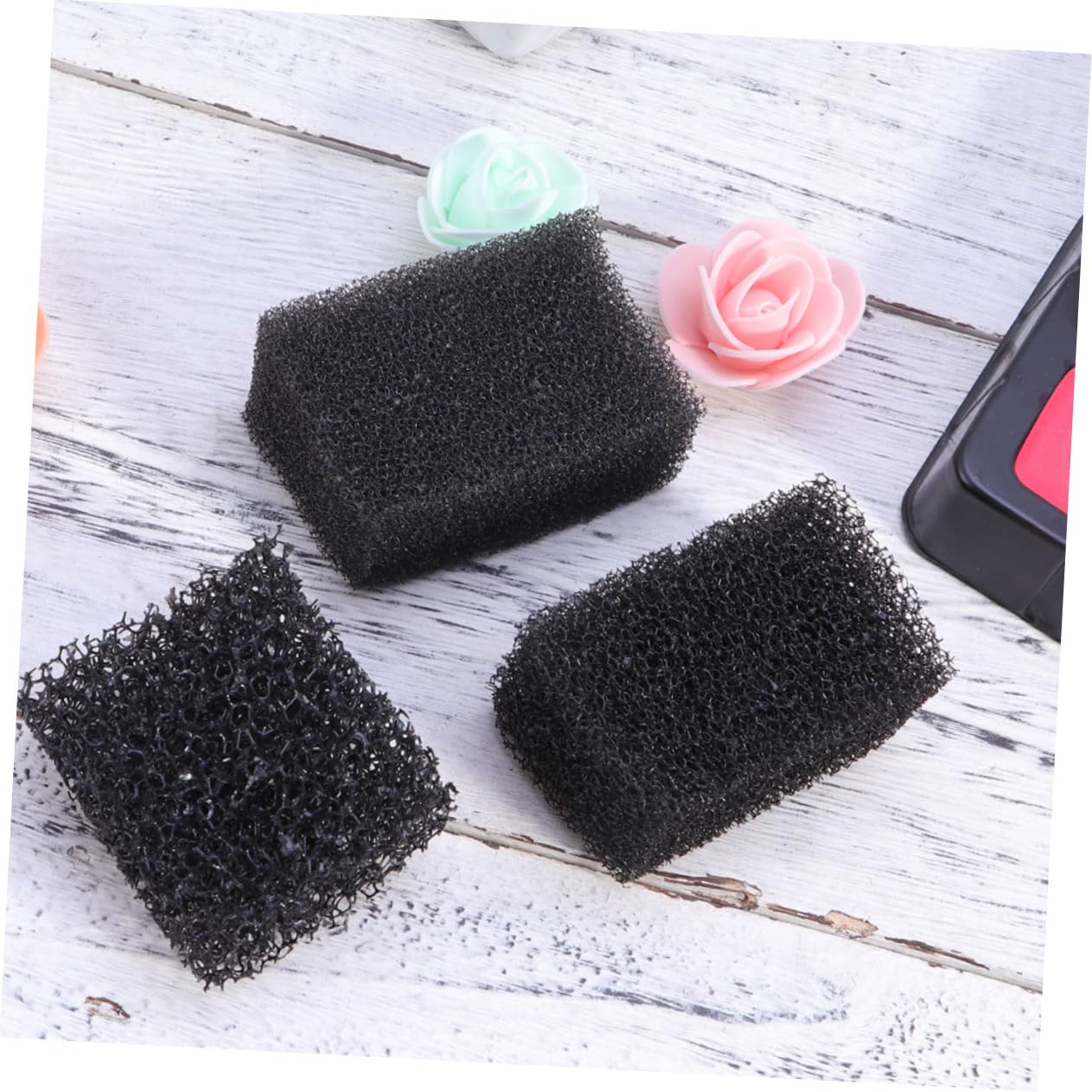 FRCOLOR 32 Stk Schwamm mit Spezialeffekt make up sponge makeup sponge Transition color sponge Bulk-Make-up Narbenschwamm Make-up-Tupfenschwamm spezielle Make-up-Versorgung Baumwolle Black
