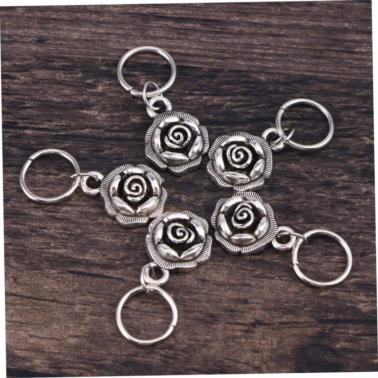 Spinki do włosów Spinki do włosów dla kobiet 105 szt. Akcesoria samochodowe Bling dla kobiet Włosy na warkocze Metalowe spinki do włosów do dredów Metalowe mankiety Pierścień do włosów Dekoracje DIY T