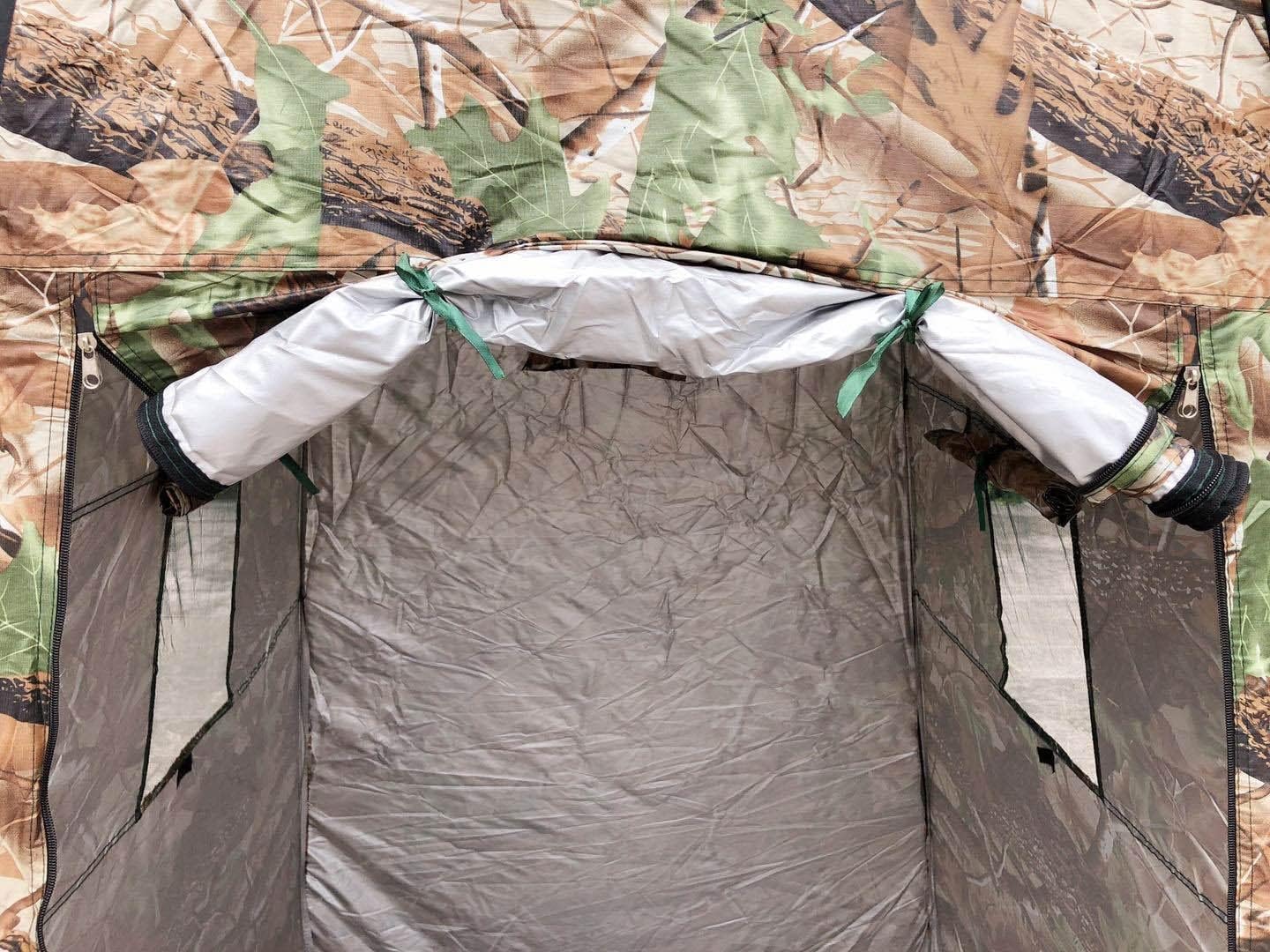 Pop Up Camping Shower Tent Dressing Room Shelter Privacy Mobile Toilet Cabana for Fishing, Beach, Instant Setup Tent, Camouflage, 120×120×190cm
