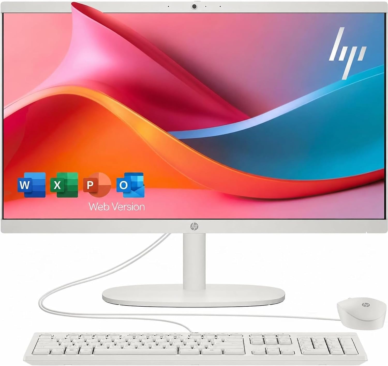 HP HP 22“ All-in-One Desktop Computer, 8GB DDR5 RAM, 128GB UFS, Windows 11