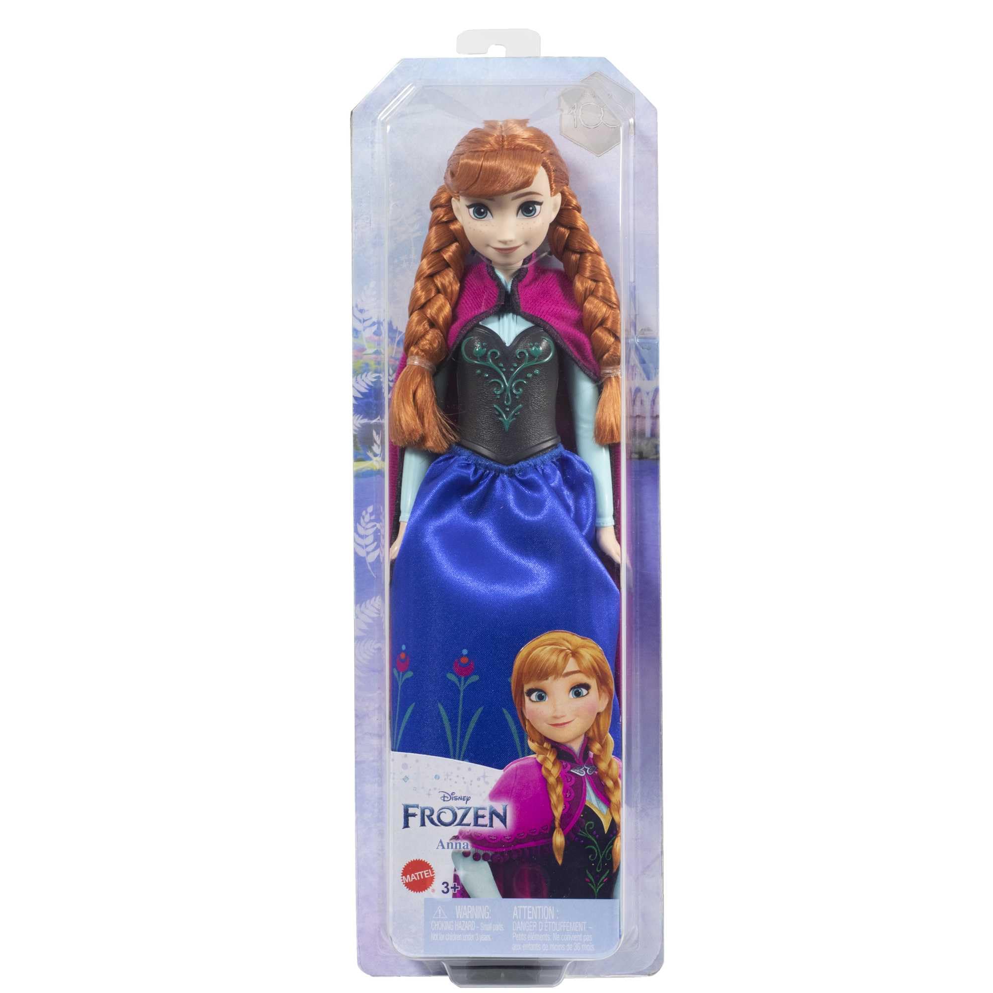 Mattel Disney Frozen 2 Anna viajera Muñeca con look de viaje, juguete +3 años (HLW49)