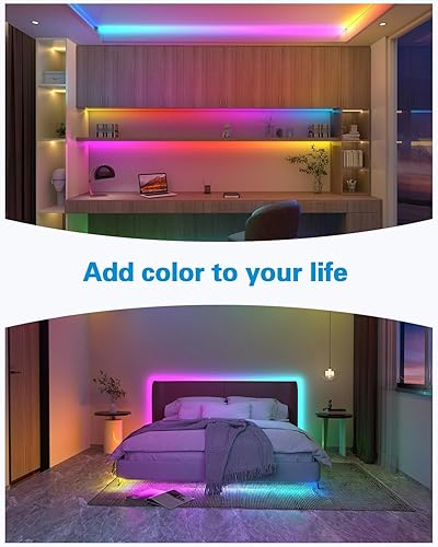 Miniatura 7 de ALITOVE COB - Tira de luces LED direccionables RGB IC WS2811 12 V, tira de luces LED de 16.4 pies, 3600 LED, programable, digital, flexible, para