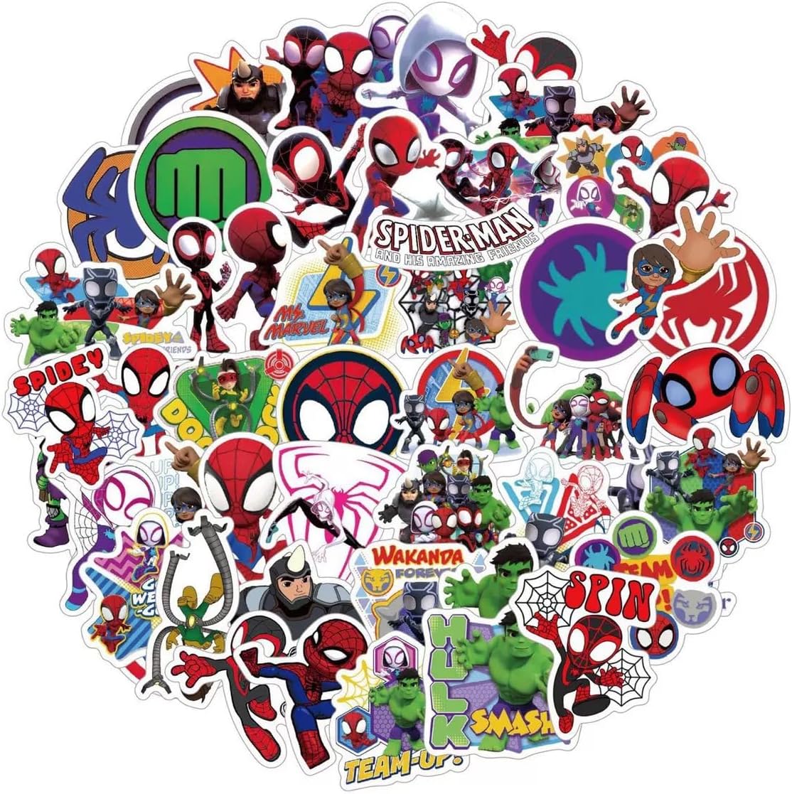 Spidey Birthday Party Supplies, 86Pcs Party Gifts and Toy Set for Spider Theme Party