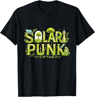 Solarpunk Science Fiction Sci-Fi Eco Solar Punk Hopepunk T-Shirt