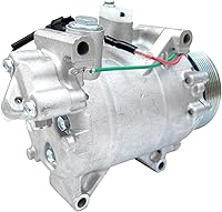 Vista 90 de Compresor de aire acondicionado AC para Ford Police Interceptor Utility 2013-2015, Ford Explorer 2011-2015, con embrague de A/C, compresor de CA