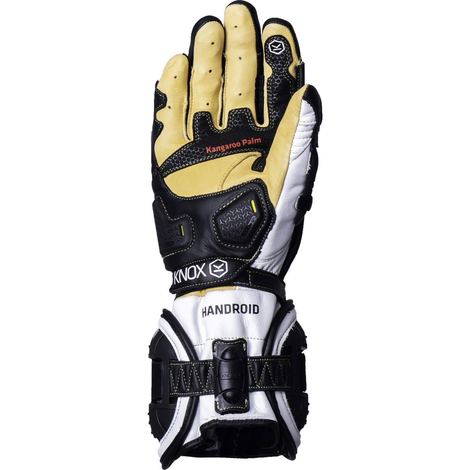 Knox Handroid MK4 1012536160070 Leather Motorcycle Gloves 3XL  