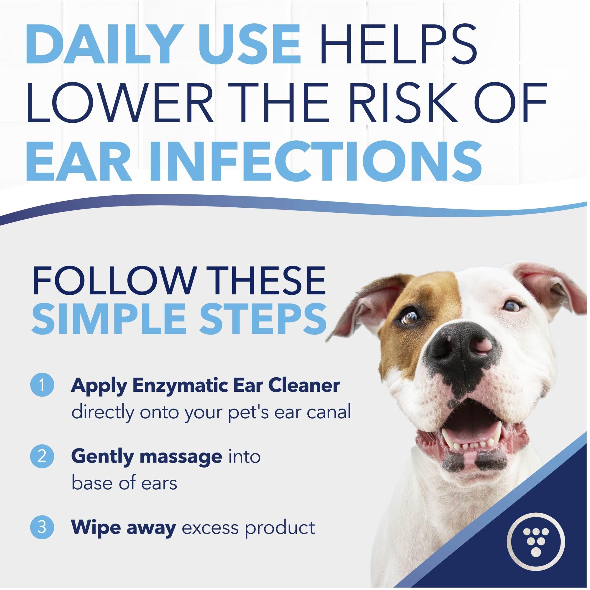 TropiClean OxyMed Enzymatic Dog Ear Cleaner, Treatment for Dogs, Vet Recommended Ear Cleaning Solution, Daily Wash Drops, Safe for Cats, USA Made, 4oz - image 6