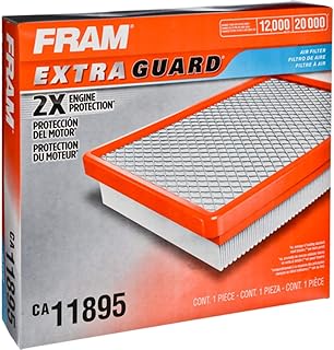 FRAM Extra Guard CA11895 Replacement Engine Air Filter for 2013-2022 Toyota (4.0L, 4-6L & 5.7L), Provides Up to 12 Months or 12,000 Miles Filter Protection