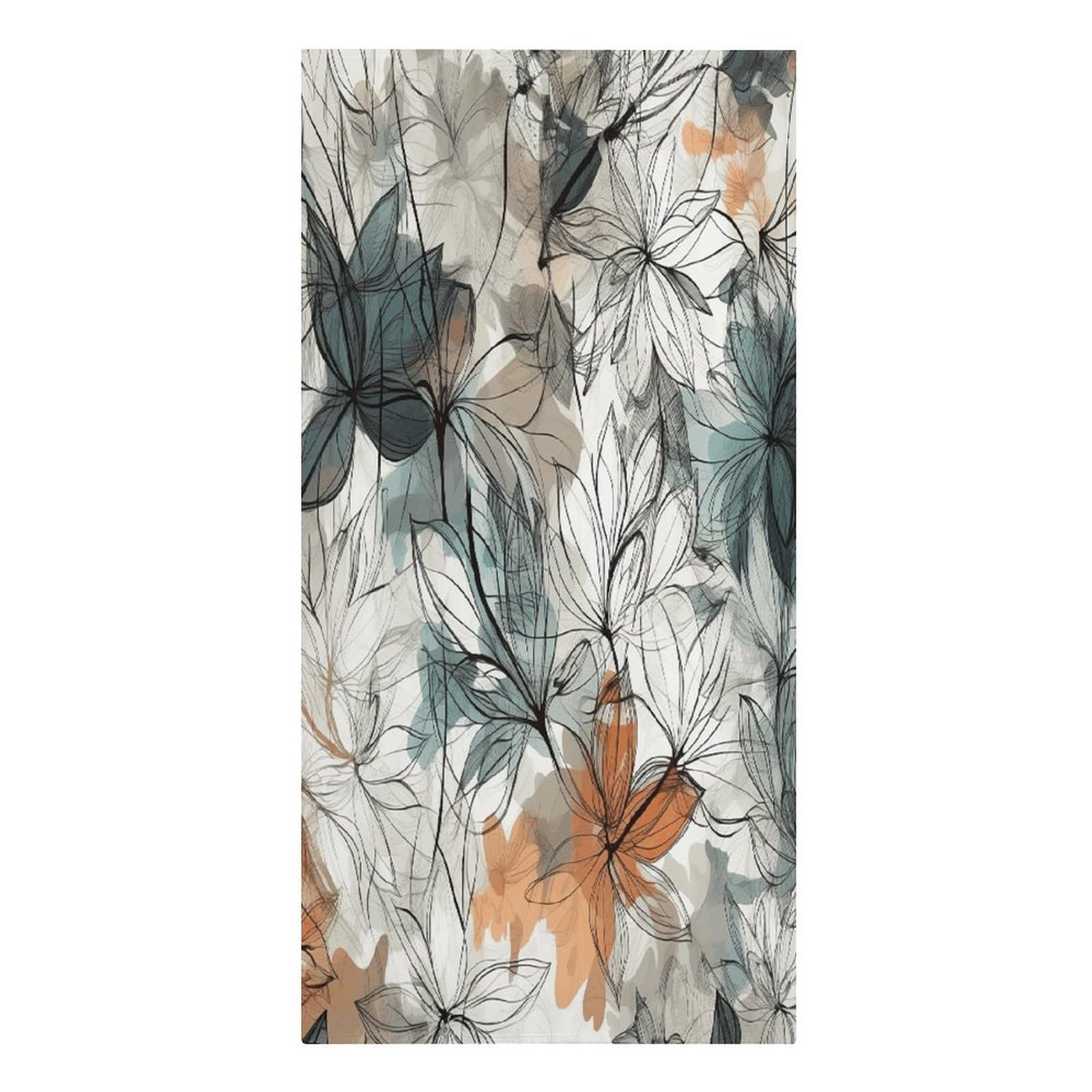 Adfgyerh Women's Style Simple Drawing Of Flowers Microfiber Sand Free Towels Large Quick-Dry. Beach Towel For Swimming Pool Camping Beach .Beach Accessories， They Are Essential Accessories For Adults, And Men, Vacati