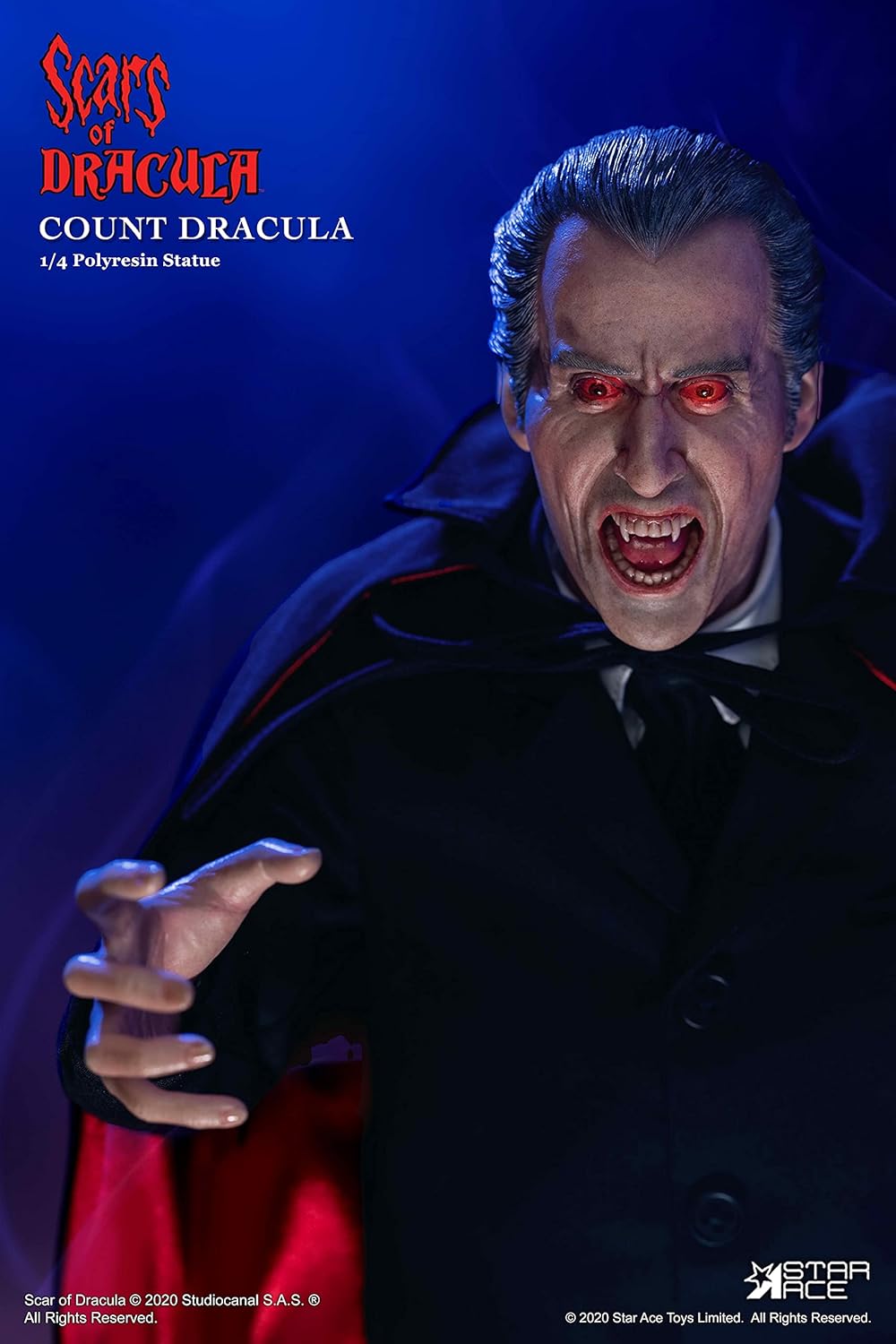 Star Ace Toys Scars of Dracula: Count Dracula (2.0 Deluxe Version) 1:4 Scale Polyresin Statue, Multicolor : Health & Household