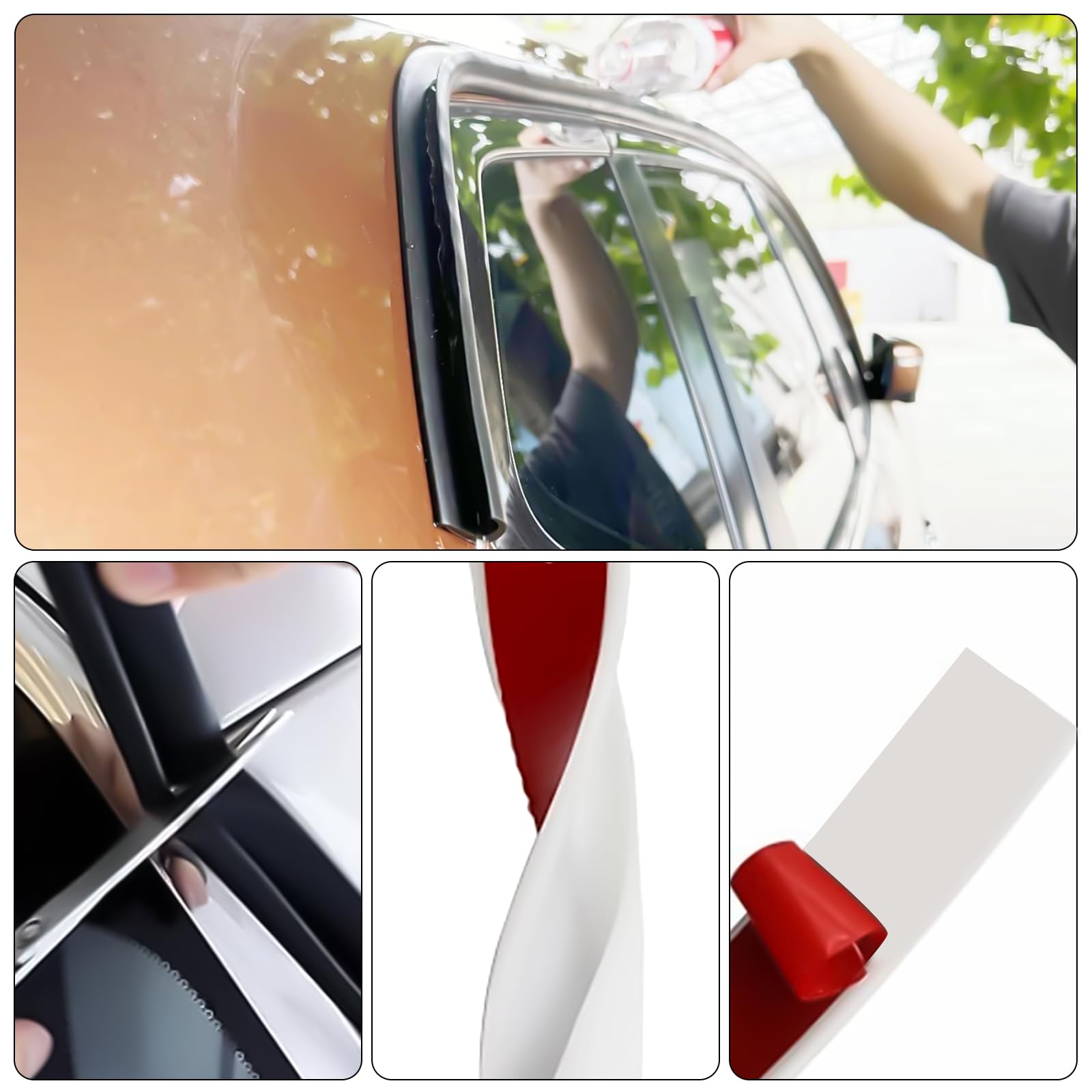 Guarnizione In Gomma Per Portiere Auto - 6 Metri, Universale Per Auto, Barche, Camper | Protezione Da Acqua E Polvere