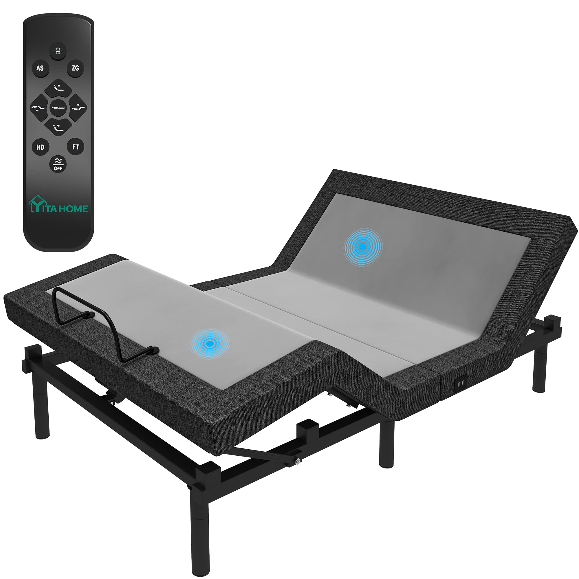 Buy YITAHOME Adjustable Bed Base Frame with Massage, Smart Electric Bed