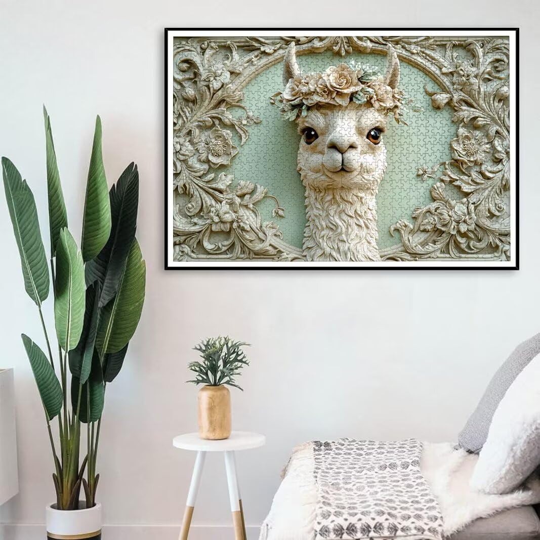 Puzzle 2000 Pezzi, Puzzle Alpaca, Misura: 100x71cm, Regalo Donna/Uomo -8691