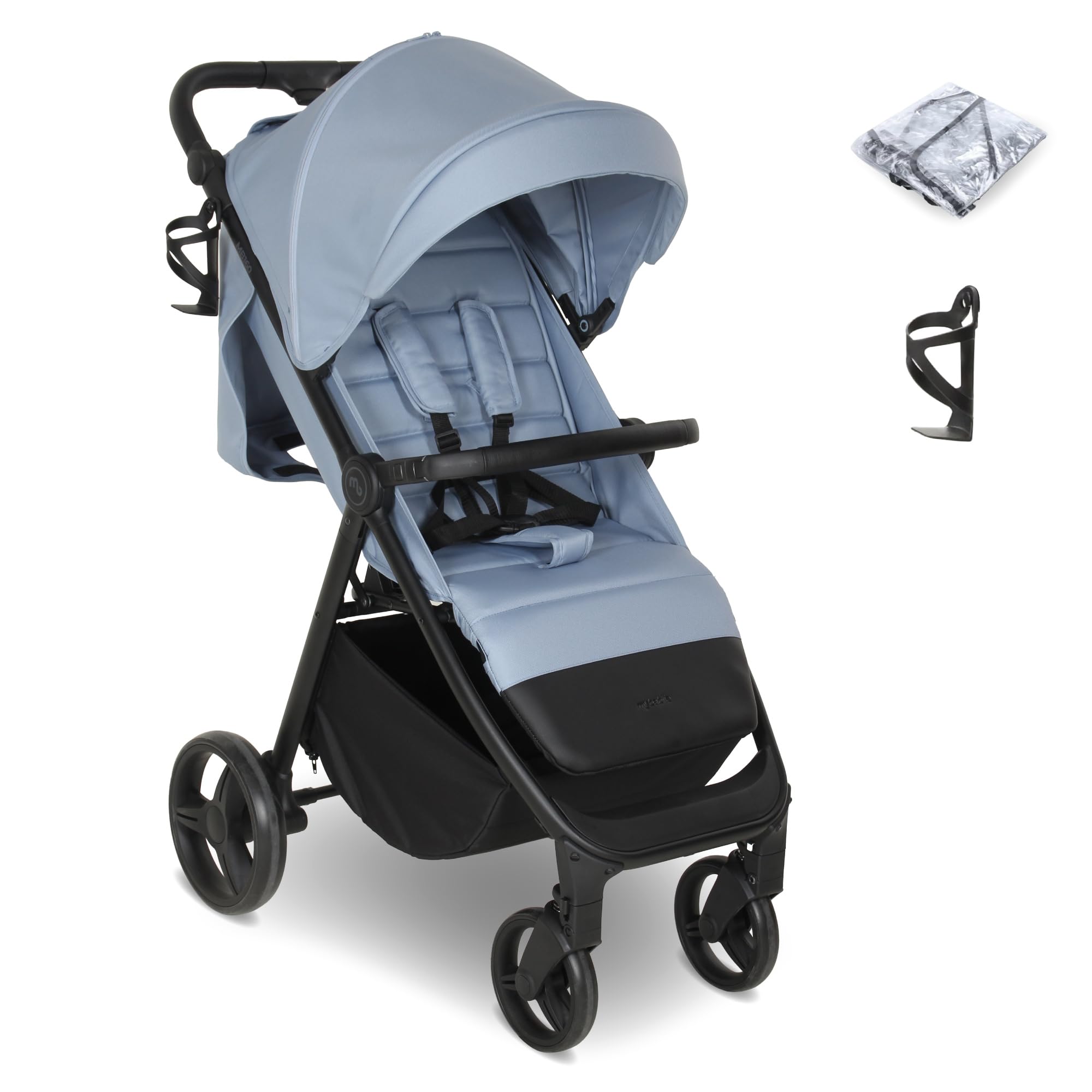 My Babiie MB160 Pushchair from Birth to 4 Years (22kg) – Blue