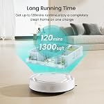 Lefant M210 Pro+ Robot Vacuum Cleaner, 6000Pa Suction, 2.4GHz Wi-Fi Connected, SmartSense Technology, Multi-Surface Cleaning, Self-Charging, Ideal for Pet Hair and Hard Floor