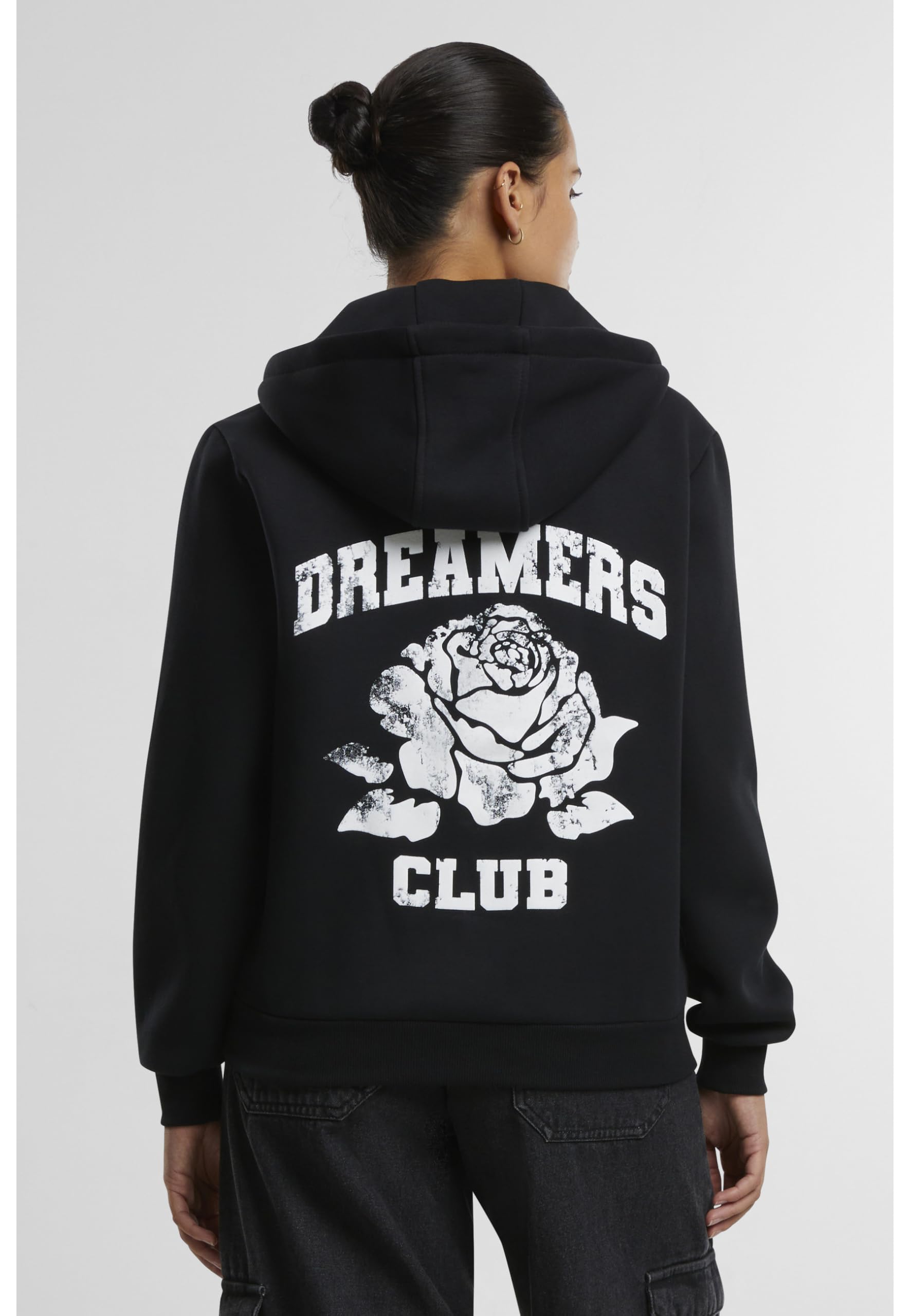 Miss Tee Romantic Dreamers Ladies Fluffy Zip Hoody