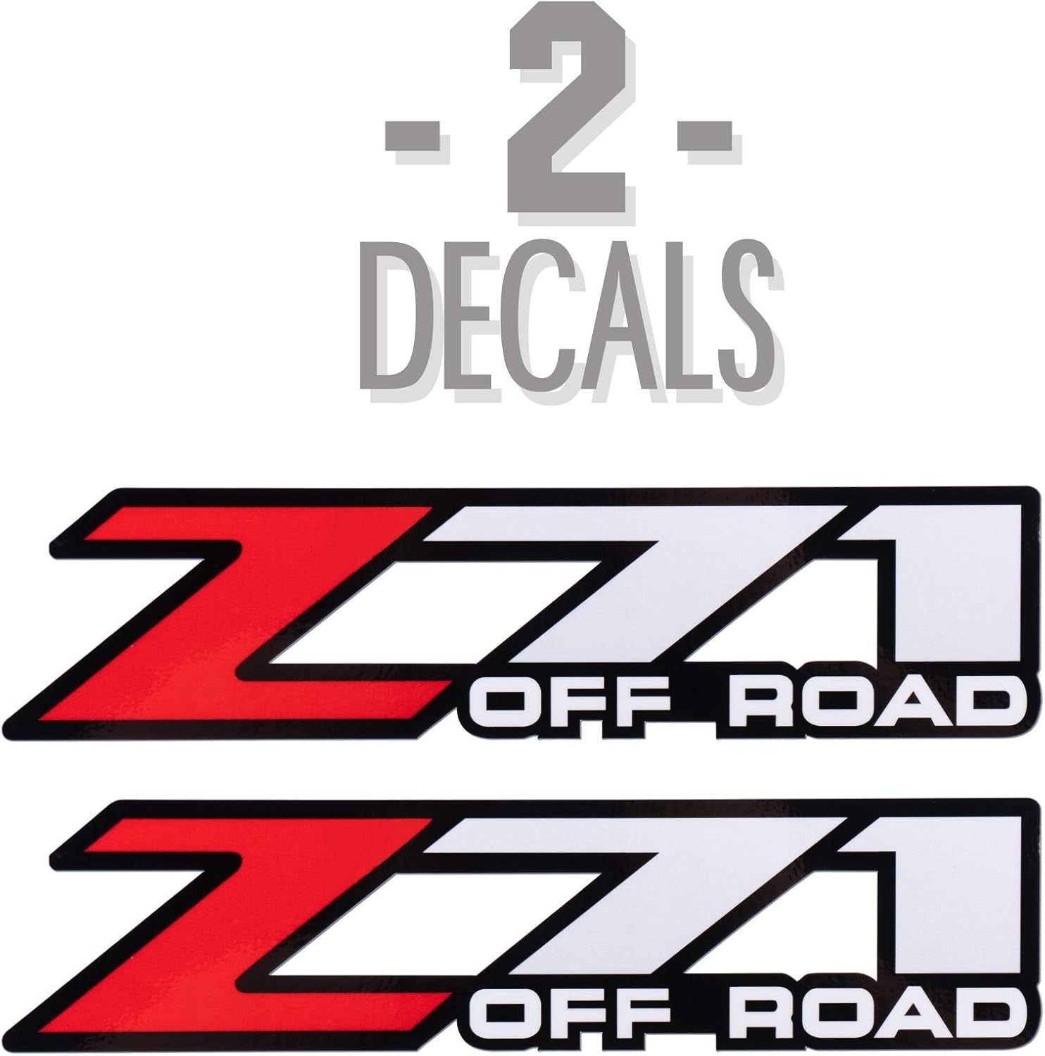Z71 Off Road Decals for Chevy Silverado 2001-2006