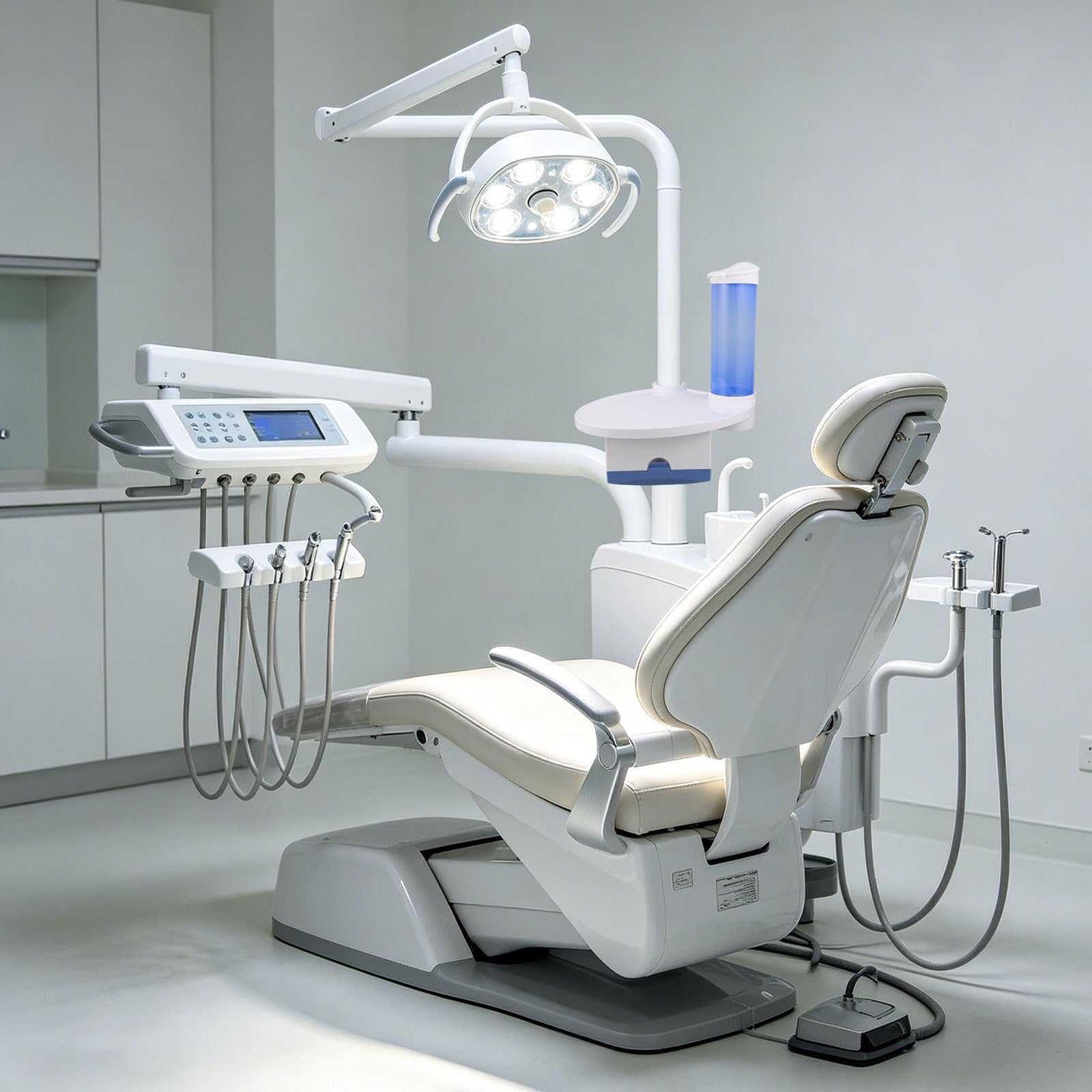 Accessori Organizzazione 3 1 e Bianca in Sedia in Plastica per Dentale Compatibilità Multifunzionale per Clinica e Ospedale