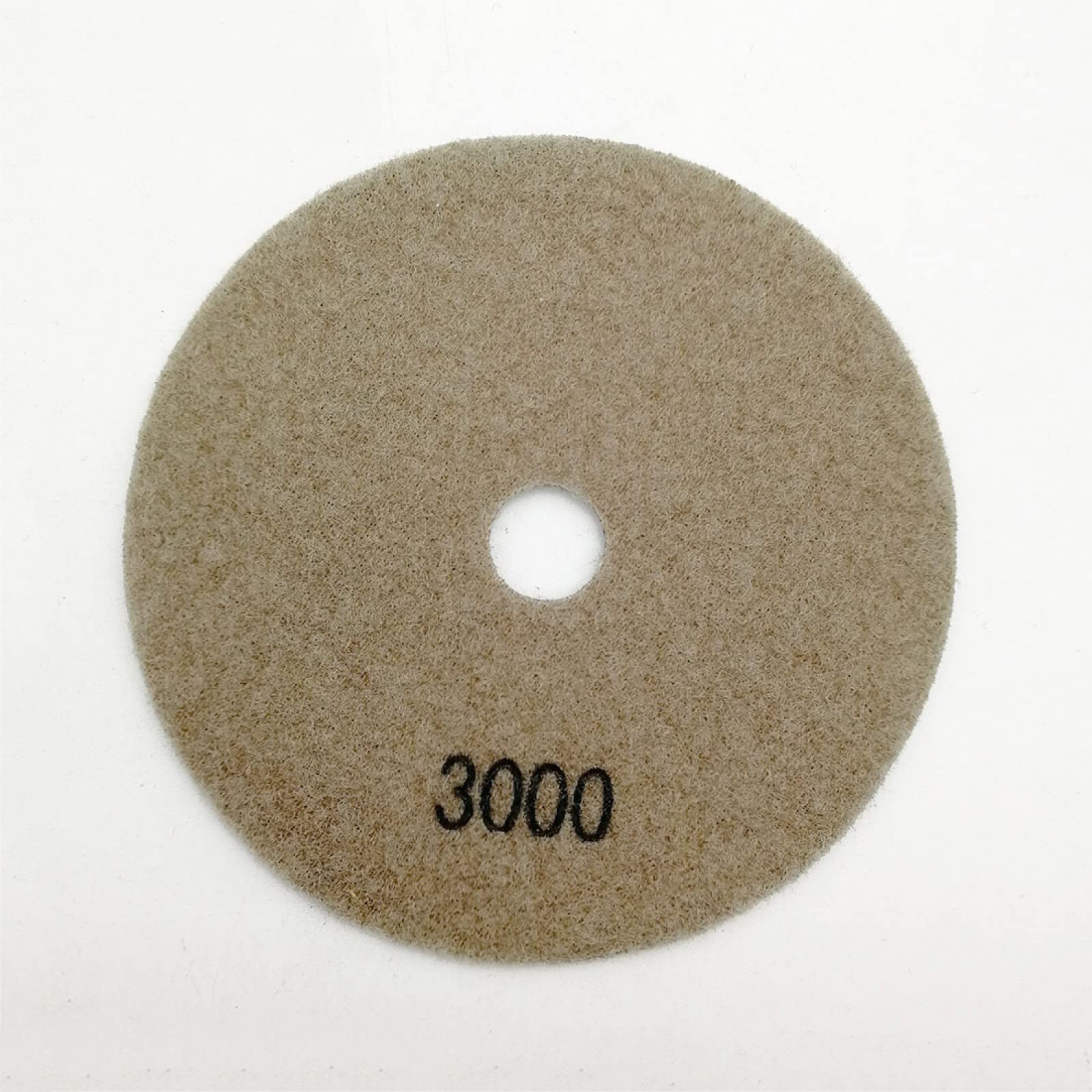 Almohadillas pulidoras de diamante, 6 piezas de 125 mm n.º 3000 B, almohadillas for pulido en seco, diámetro de 5 pulgadas, disco de pulido flexible de diamante con unión de resina