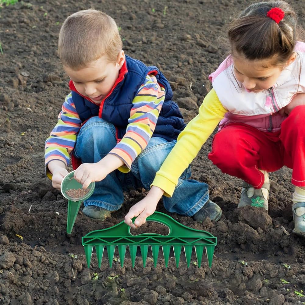 Kit Jardinage 14 Pièces – Distributeur De Graines, Plantoir, étiquettes – Ergonomique Pour Semis - 5