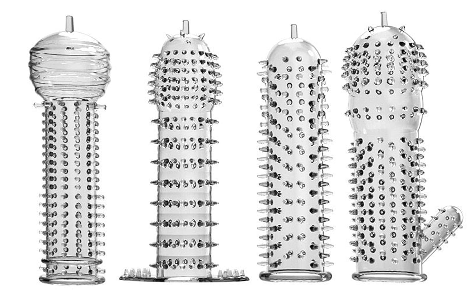 4 Peças de Camisinha Masculina com Estojo Cristal Especial Design Novo 2024: Proteção e Conforto Premium