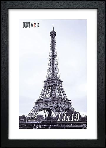 Miniatura 54 de VCK Marco de Madera de 18x24 Pulgadas para Pósteres, Impresiones, Fotos, Imágenes, Mapas, Certificados y Obras de Arte Negro