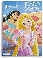 Vista 1 de Princess Jasmine and Rapunzel - Libro para colorear y actividades, 80 páginas, color blanco
