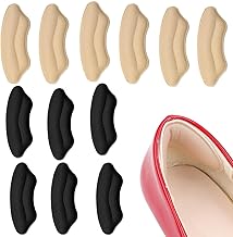 Heel Cushions for Shoes, Self-Adhesive Foot Cushions, 6 Pairs Heel Protectors, Heel Pads Cushions, Insoles for Foot Care, Prevent Heels from Rubbing and Sliding