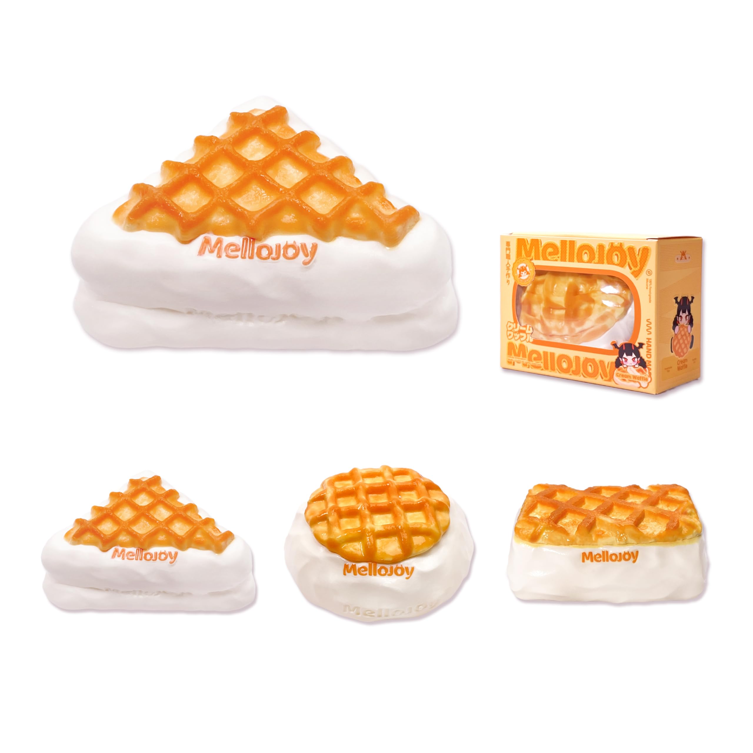 Amazon | Mellojoy - メロジョイクリームワッフル スクイーズトイ 