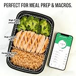 KUMD 40-Piece Réglé (20-Pack) 32oz Conteneurs de préparation de repas avec lids - Réutilisable 1 Compartiment Entreposage alimentaire & Conteneurs congélateurs, Micro-ondes / Lave-vaisselle en sécurité, BPA Gratuit