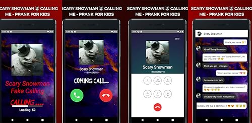 SCARY SNOWMAN CALLING ME - Fake Voice Game Calls & Fake Chat Simulator ID PRO 2023 - PRANK FOR KIDS