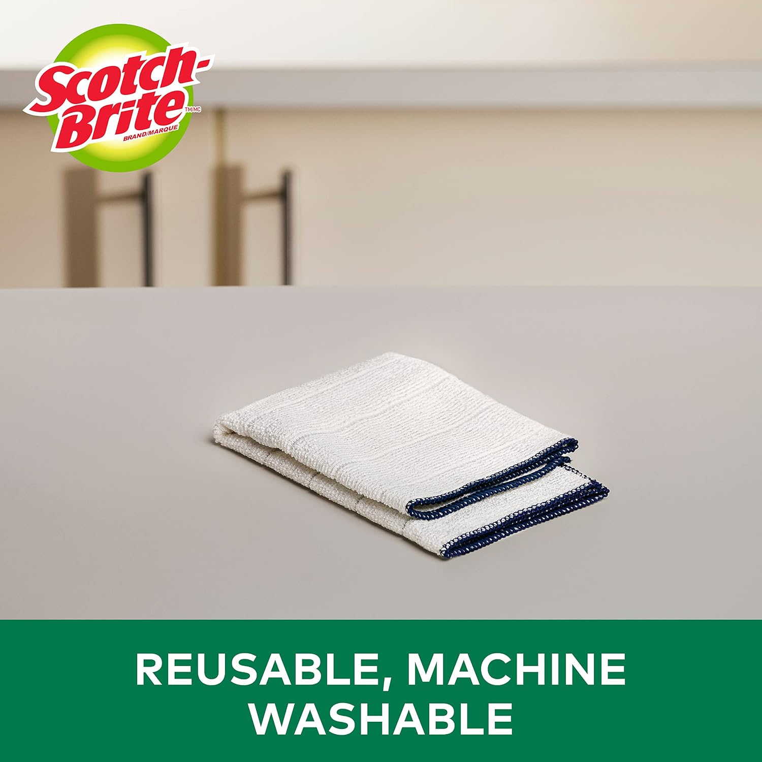 Scotch-Brite Premium Microfiber Kitchen Cloth, 2 Pack image 3