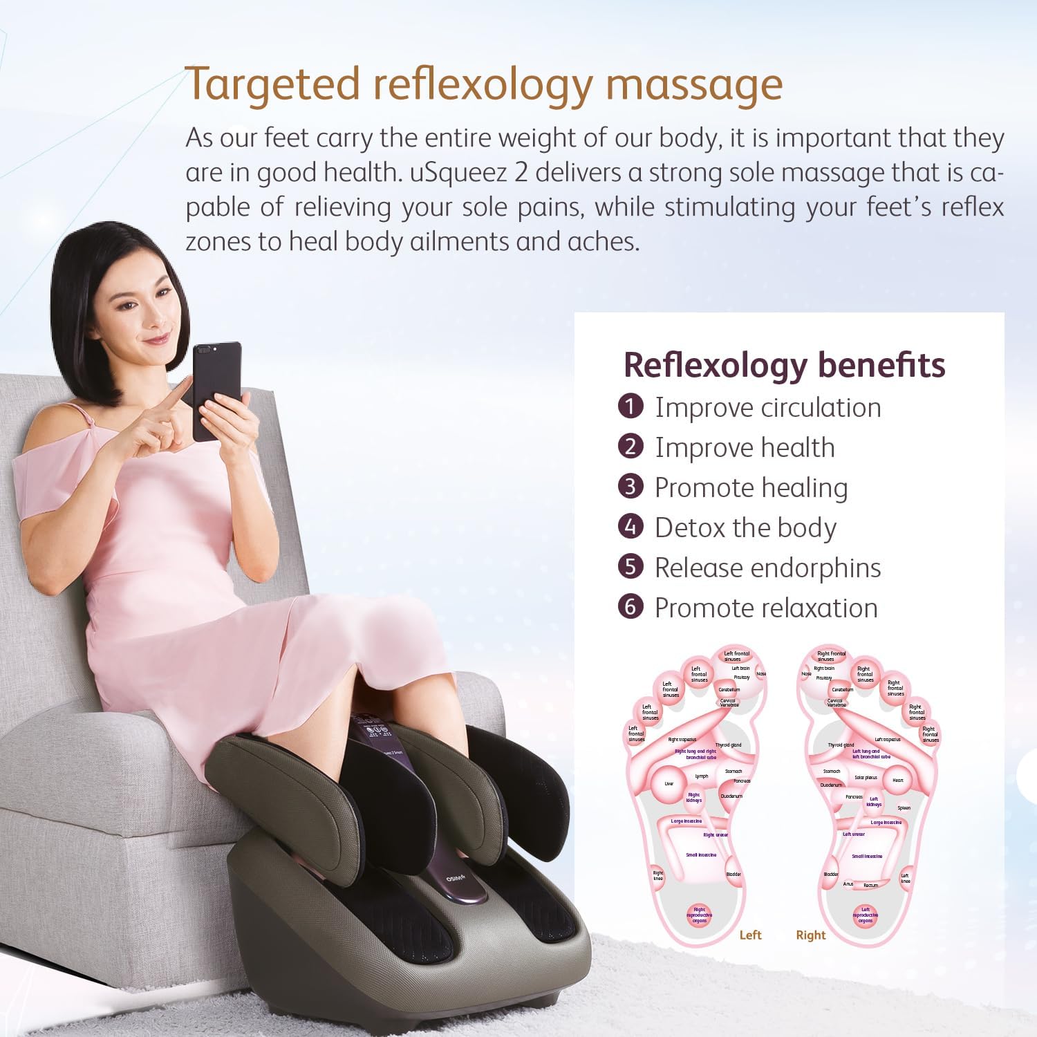 Usqueez Leg Massager OSIM USqueez Smart Leg Massager Strongest