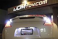 Vista 5 de iJDMTOY - Focos LED con chipset y superbrillantes 2835-168 2825 912 920 921 para luces de reversa, estacionamiento, posición. De color xenón blanco