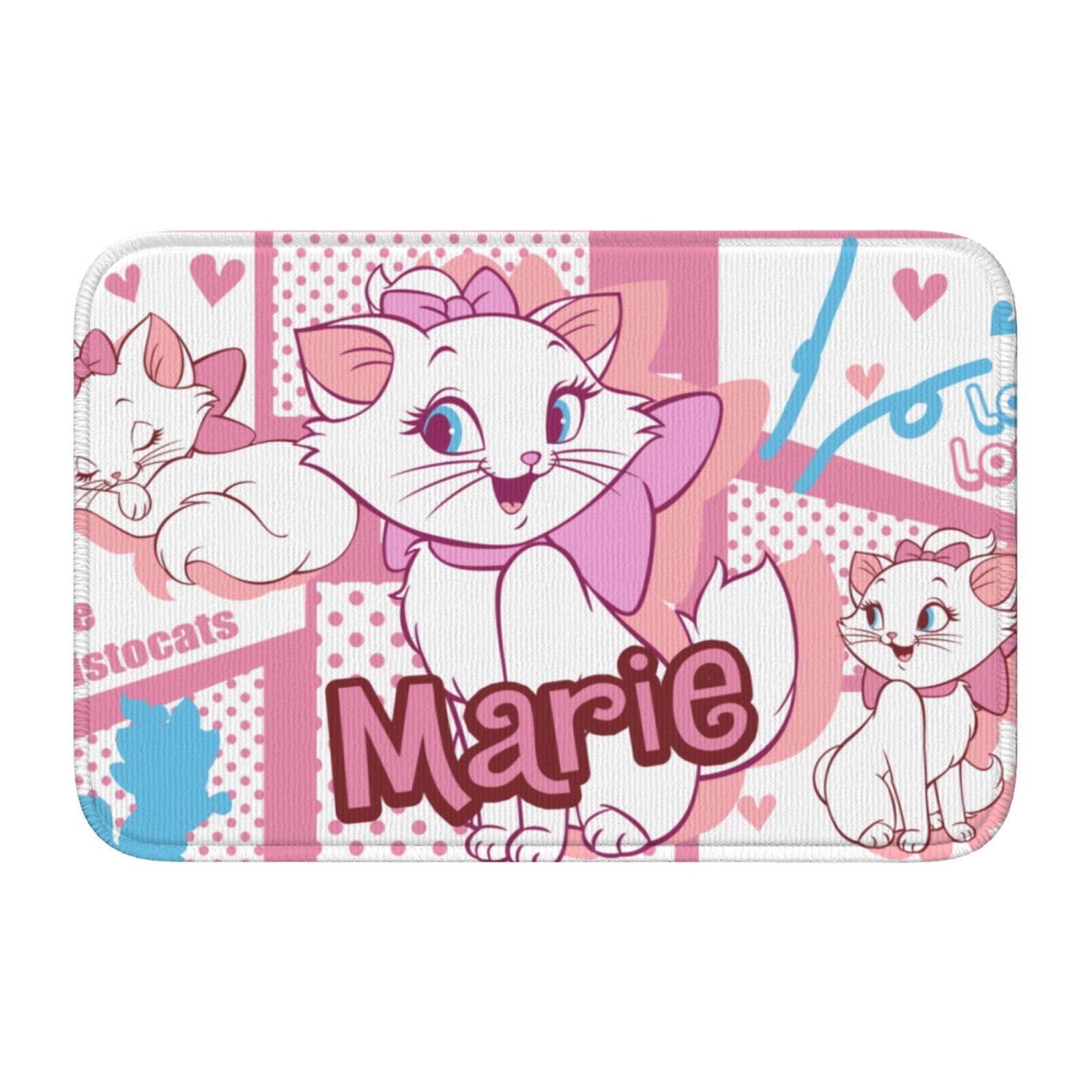 Amazon｜玄関マット マリーちゃん 猫 ネコ バスマット 足ふきマット