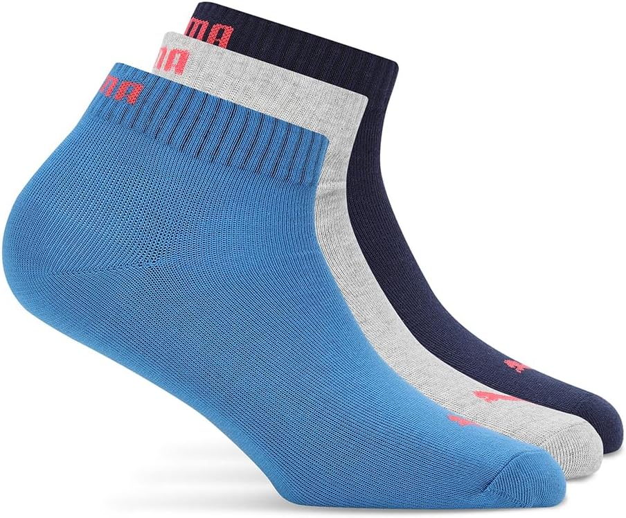 - Unisex 3-Pair Cotton Socks Sneaker length