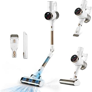 Ufesa Z5 Digital Aspiradora Sin Cable Escoba Eléctrica Flex a Batería 25,9V, Pantalla Táctil, 25KPa, 300W, 40 min, Cepillo con Luz, 3 Modalidades, Accesorios para Suelos/Alfombras/Animales/Sofá/Coche